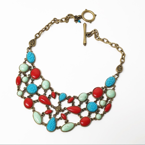 Lucky Brand Jewelry - Lucky Brand Scarab Style Statement Necklace